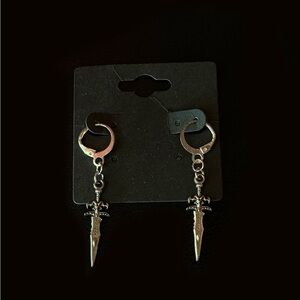 Handmade Dagger Earrings